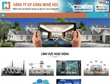 Tablet Screenshot of h2c.vn